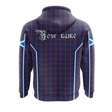 MacLaine (McLaine) Tartan Crest Hoodie Scotland Coat of Arm Flag Style