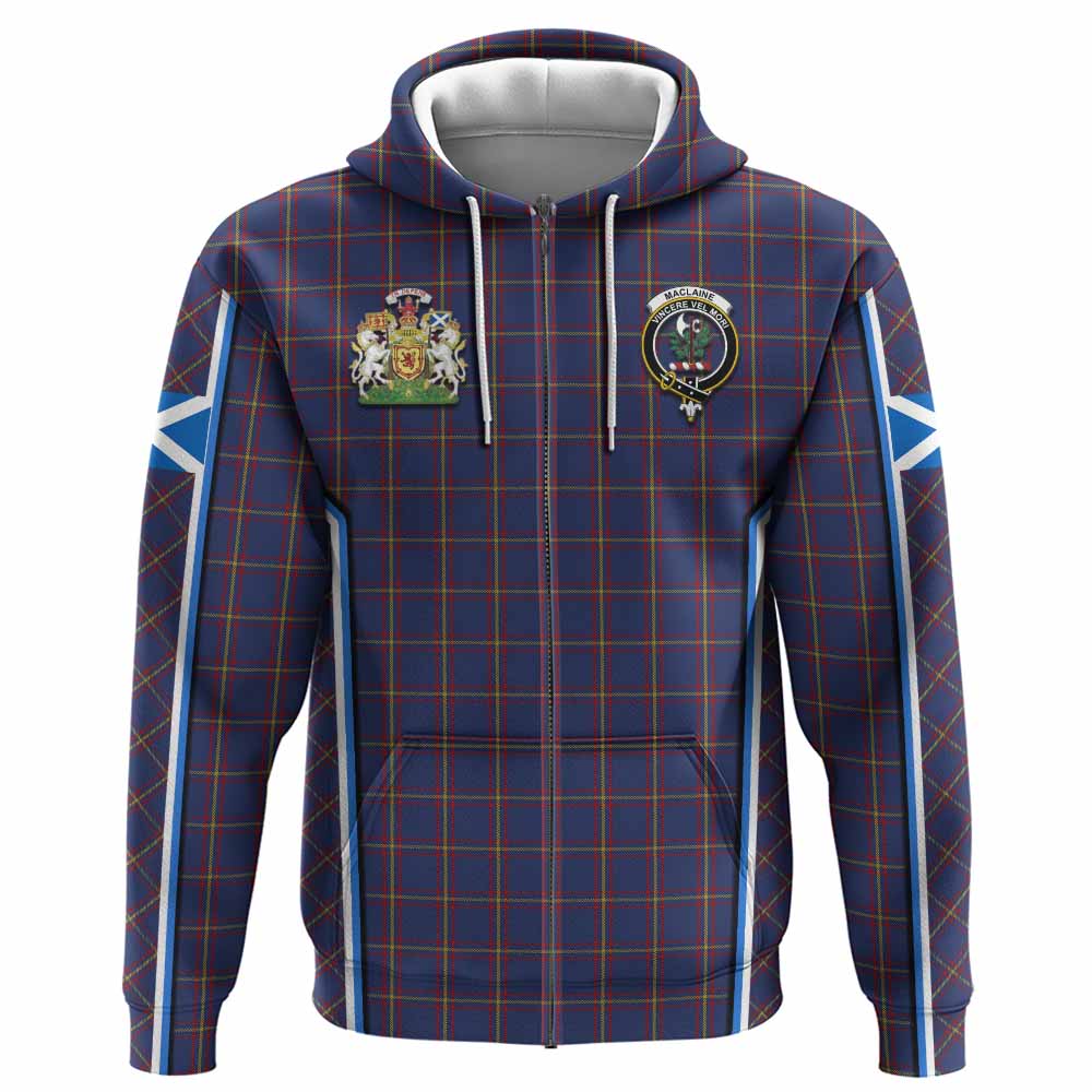 MacLaine (McLaine) Tartan Crest Hoodie Scotland Coat of Arm Flag Style - Tartan Vibes Clothing