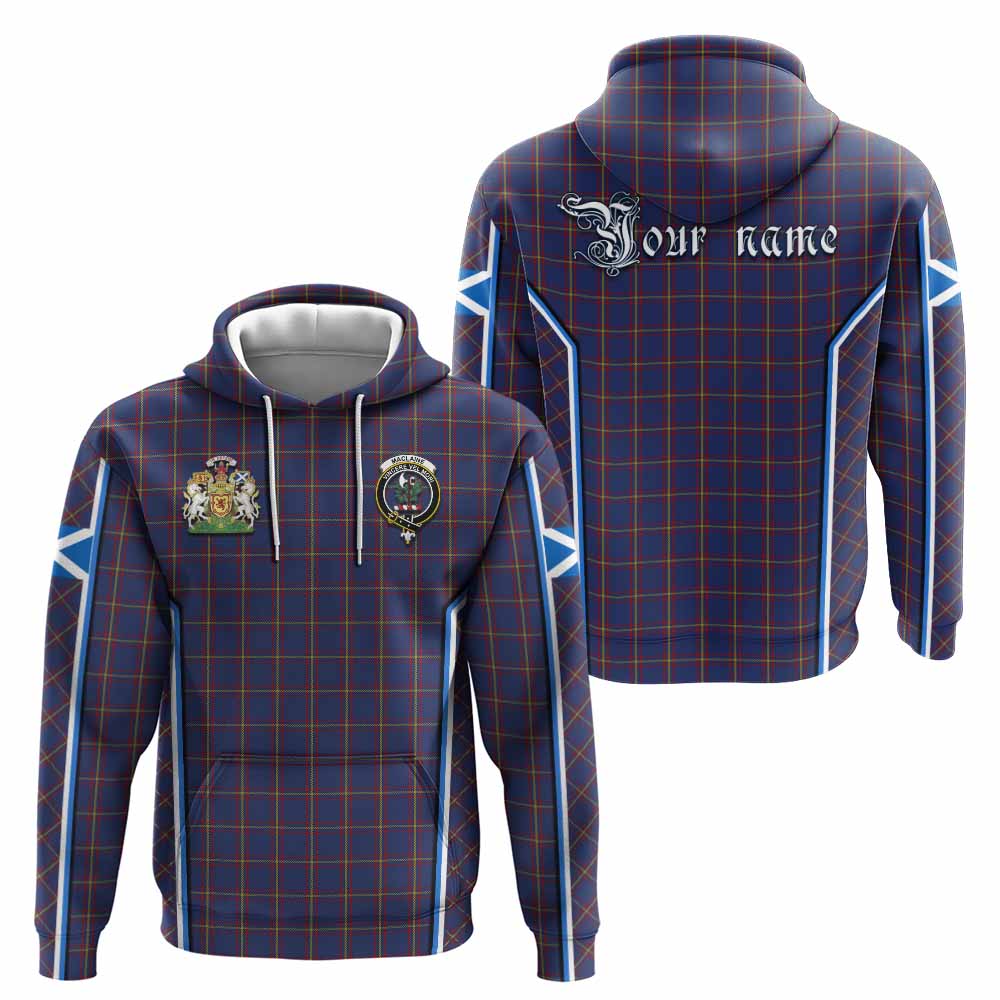 MacLaine (McLaine) Tartan Crest Hoodie Scotland Coat of Arm Flag Style - Tartan Vibes Clothing