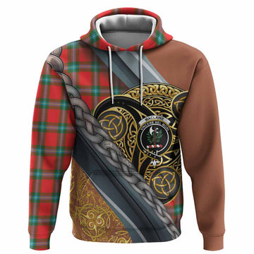 MacLaine (McLaine) Tartan Crest Hoodie Scottish Triskele Celtic