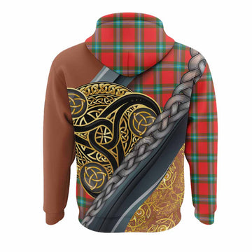 MacLaine (McLaine) Tartan Crest Hoodie Scottish Triskele Celtic