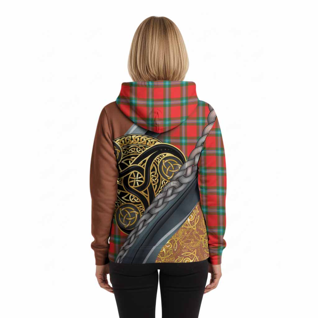 MacLaine (McLaine) Tartan Crest Hoodie Scottish Triskele Celtic