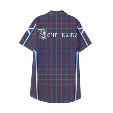 MacLaine (McLaine) Tartan Crest Kid Hawaiian Shirt Scotland Coat of Arm Flag Style - Tartan Vibes Clothing