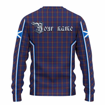 MacLaine (McLaine) Tartan Crest Knitted Sweater Scotland Coat of Arm Flag Style - Tartan Vibes Clothing