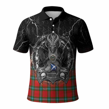 MacLaine (McLaine) Tartan Crest Polo Shirt Celtic Odin's Raven Legacy