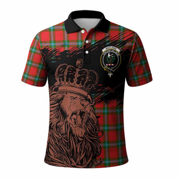 MacLaine (McLaine) Tartan Crest Polo Shirt Crowned Lion Heritage Style