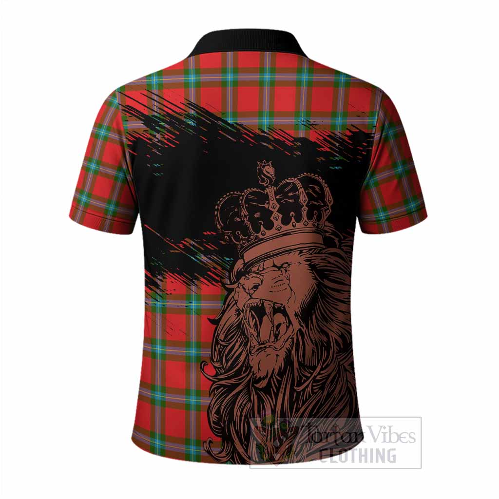 MacLaine (McLaine) Tartan Crest Polo Shirt Crowned Lion Heritage Style