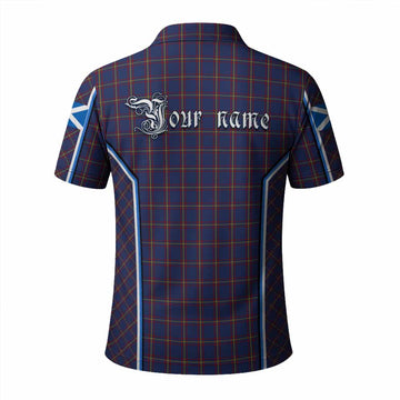 MacLaine (McLaine) Tartan Crest Polo Shirt Scotland Coat of Arm Flag Style - Tartan Vibes Clothing