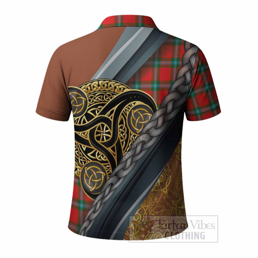 MacLaine (McLaine) Tartan Crest Polo Shirt Scottish Triskele Celtic