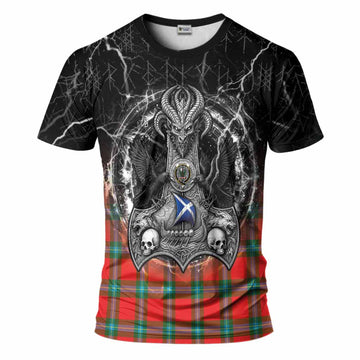 MacLaine (McLaine) Tartan Crest T-Shirt Celtic Odin's Raven Legacy
