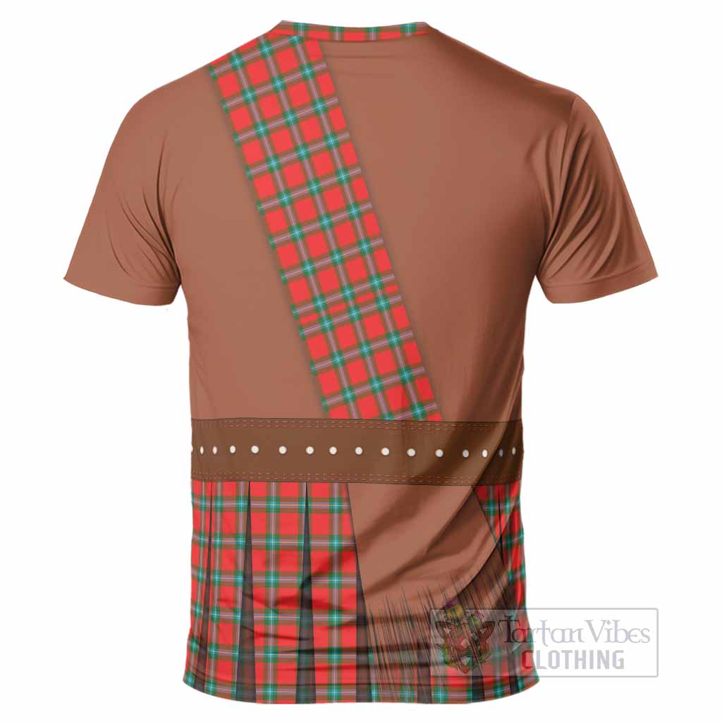 MacLaine (McLaine) Tartan Crest T-Shirt Kilt Costume Style