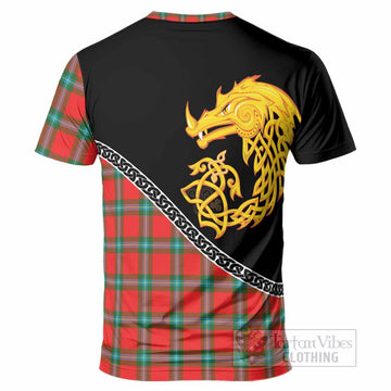 MacLaine (McLaine) Tartan Crest T-Shirt Legendary Dragon Knot Half Style
