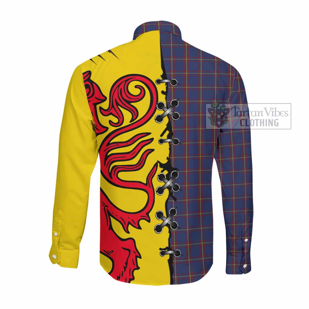 MacLaine (McLaine) Tartan Family Crest Long Sleeve Button Shirts Lion Rampant Honor - Tartan Vibes Clothing
