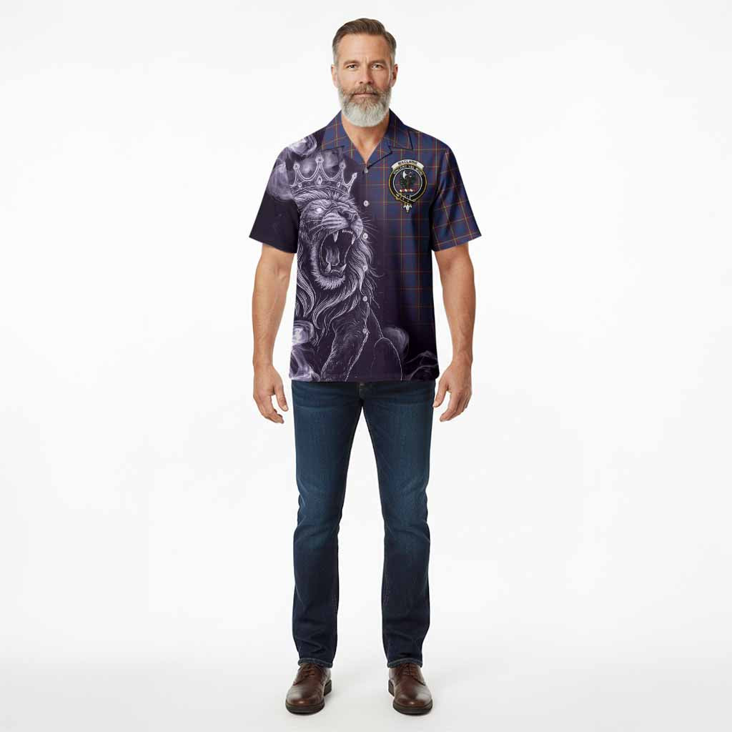 MacLaine (McLaine) Tartan Hawaiian Shirt Roaring Lion Heritage