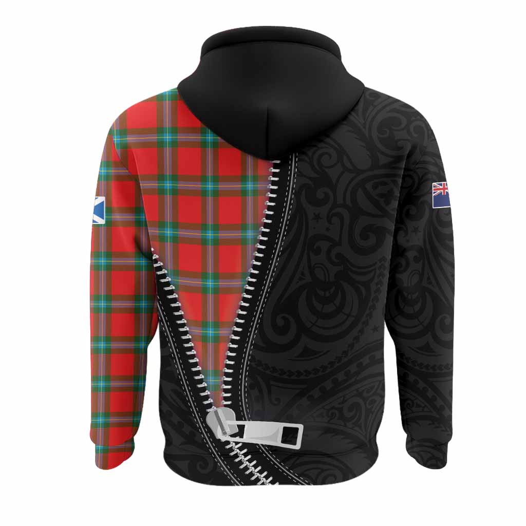 MacLaine (McLaine) Tartan Hoodie New Zealand Pattern Unique Zipper Stylized