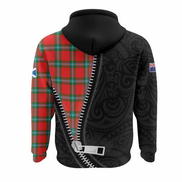 MacLaine (McLaine) Tartan Hoodie New Zealand Pattern Unique Zipper Stylized