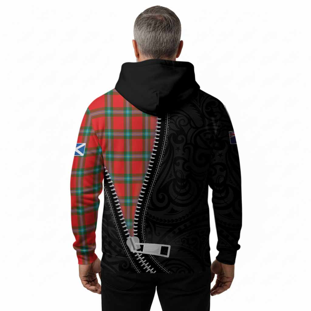 MacLaine (McLaine) Tartan Hoodie New Zealand Pattern Unique Zipper Stylized