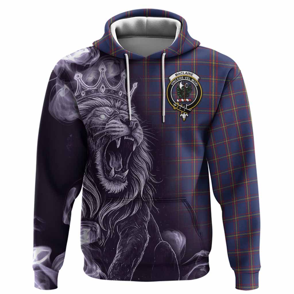 MacLaine (McLaine) Tartan Hoodie Roaring Lion Heritage