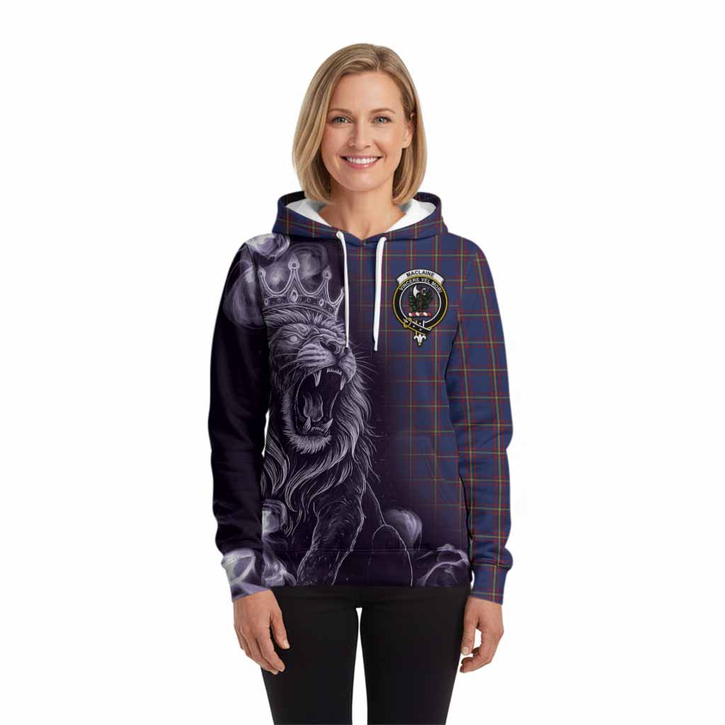 MacLaine (McLaine) Tartan Hoodie Roaring Lion Heritage