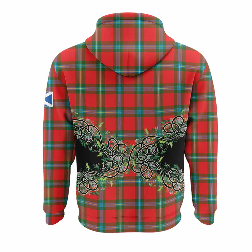 MacLaine (McLaine) Tartan Hoodie Thistle Scottish Spirit