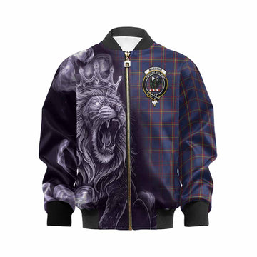 MacLaine (McLaine) Tartan Kid Bomber Jacket Roaring Lion Heritage