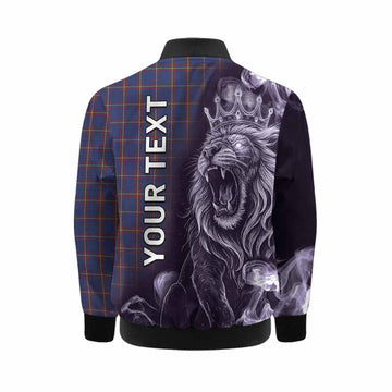 MacLaine (McLaine) Tartan Kid Bomber Jacket Roaring Lion Heritage