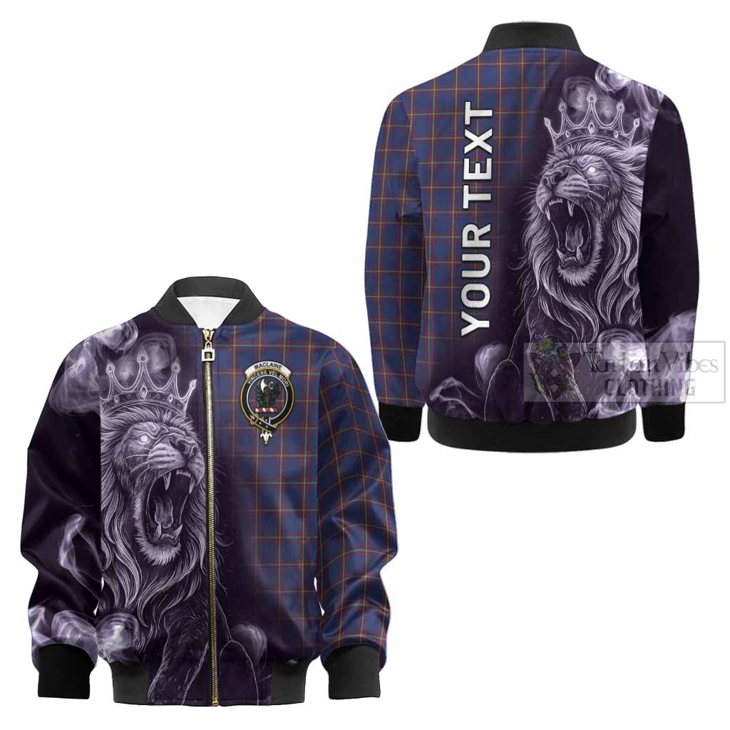 MacLaine (McLaine) Tartan Kid Bomber Jacket Roaring Lion Heritage