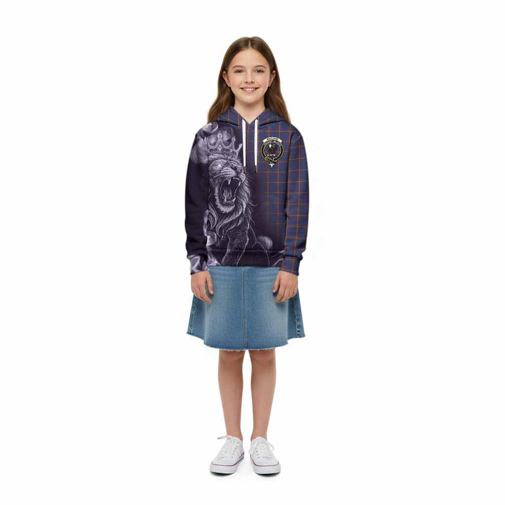 MacLaine (McLaine) Tartan Kid Hoodie Roaring Lion Heritage