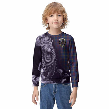 MacLaine (McLaine) Tartan Kid Knitted Sweatshirt Roaring Lion Heritage