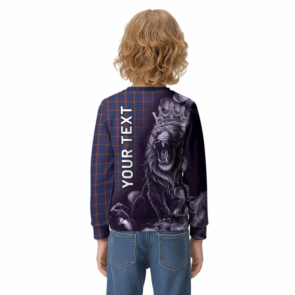 MacLaine (McLaine) Tartan Kid Knitted Sweatshirt Roaring Lion Heritage