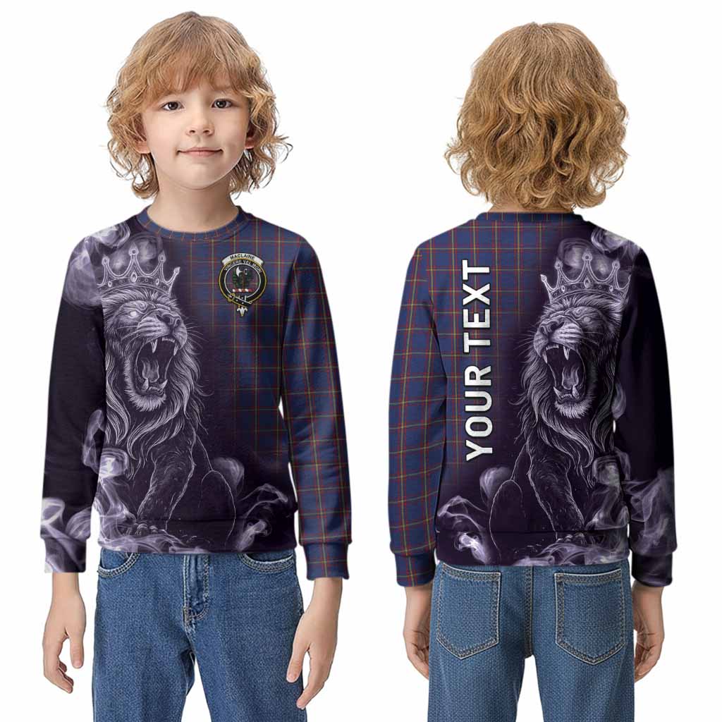 MacLaine (McLaine) Tartan Kid Knitted Sweatshirt Roaring Lion Heritage