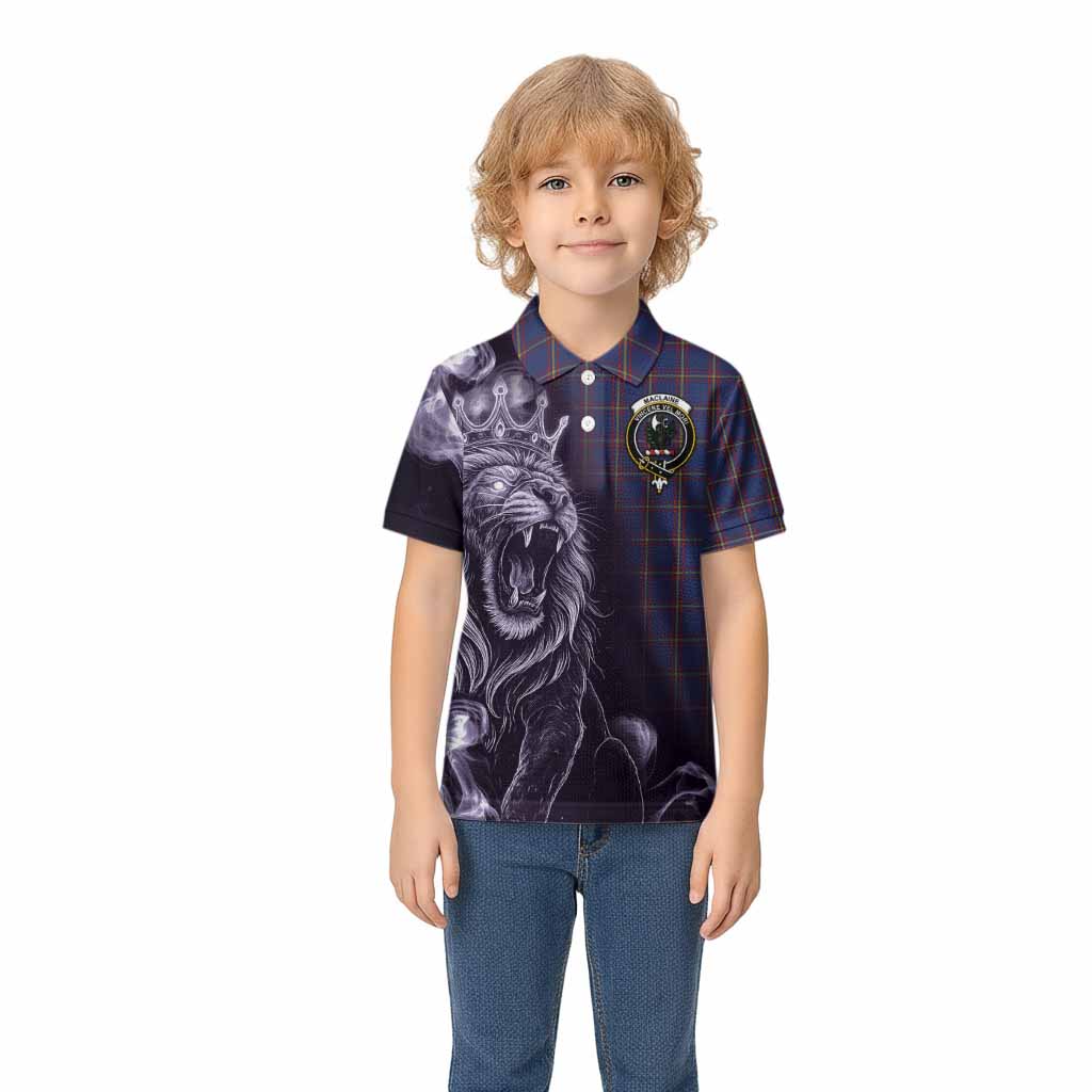 MacLaine (McLaine) Tartan Kid Polo Shirt Roaring Lion Heritage