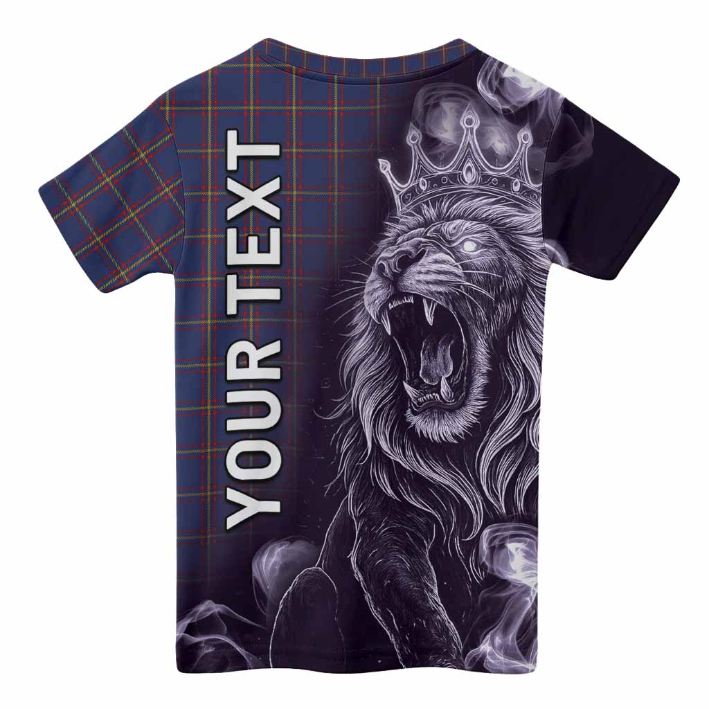 MacLaine (McLaine) Tartan Kid T-shirt Roaring Lion Heritage