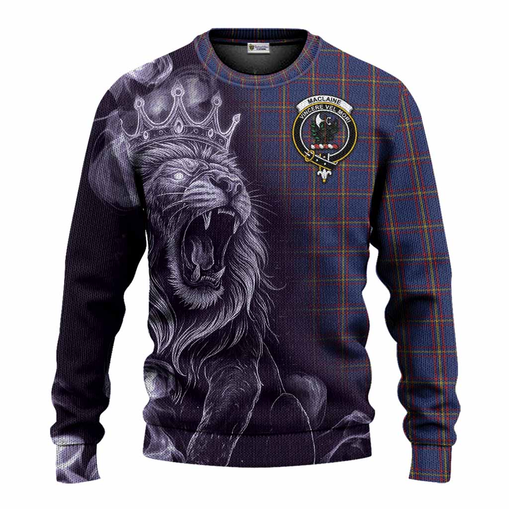 MacLaine (McLaine) Tartan Knitted Sweater Roaring Lion Heritage