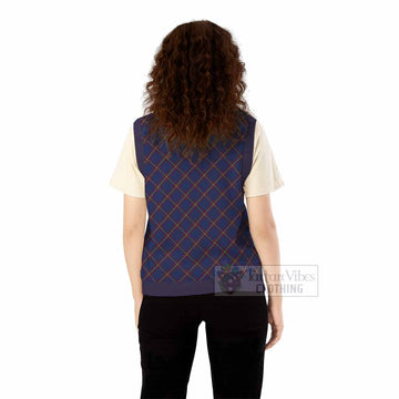MacLaine (McLaine) Tartan  Knitted V-Neck Vest Cross Style