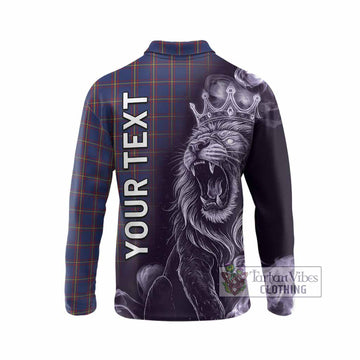 MacLaine (McLaine) Tartan Long Sleeve Polo Shirt Roaring Lion Heritage