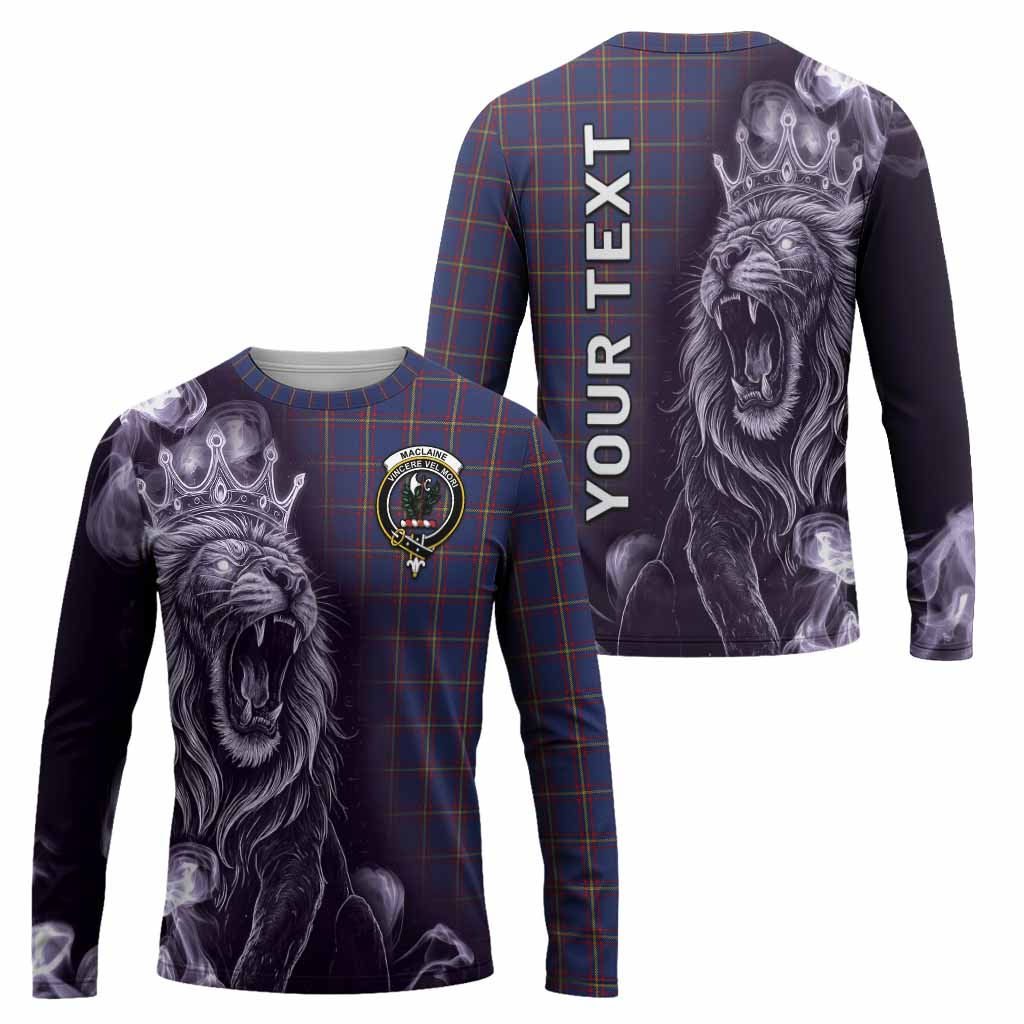 MacLaine (McLaine) Tartan Long Sleeve T-Shirt Roaring Lion Heritage