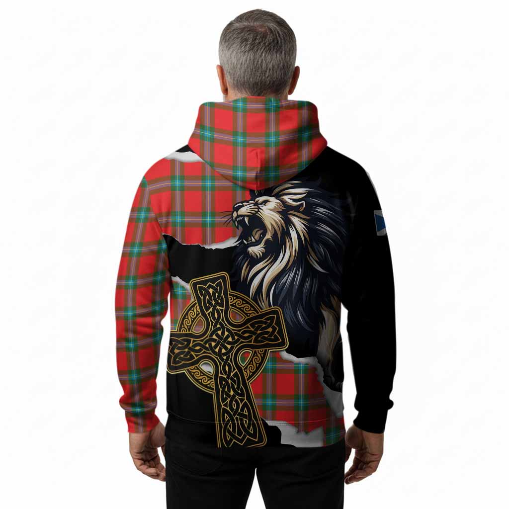 MacLaine (McLaine) Tartan Scottish Hoodie Lion Celtic Heritage