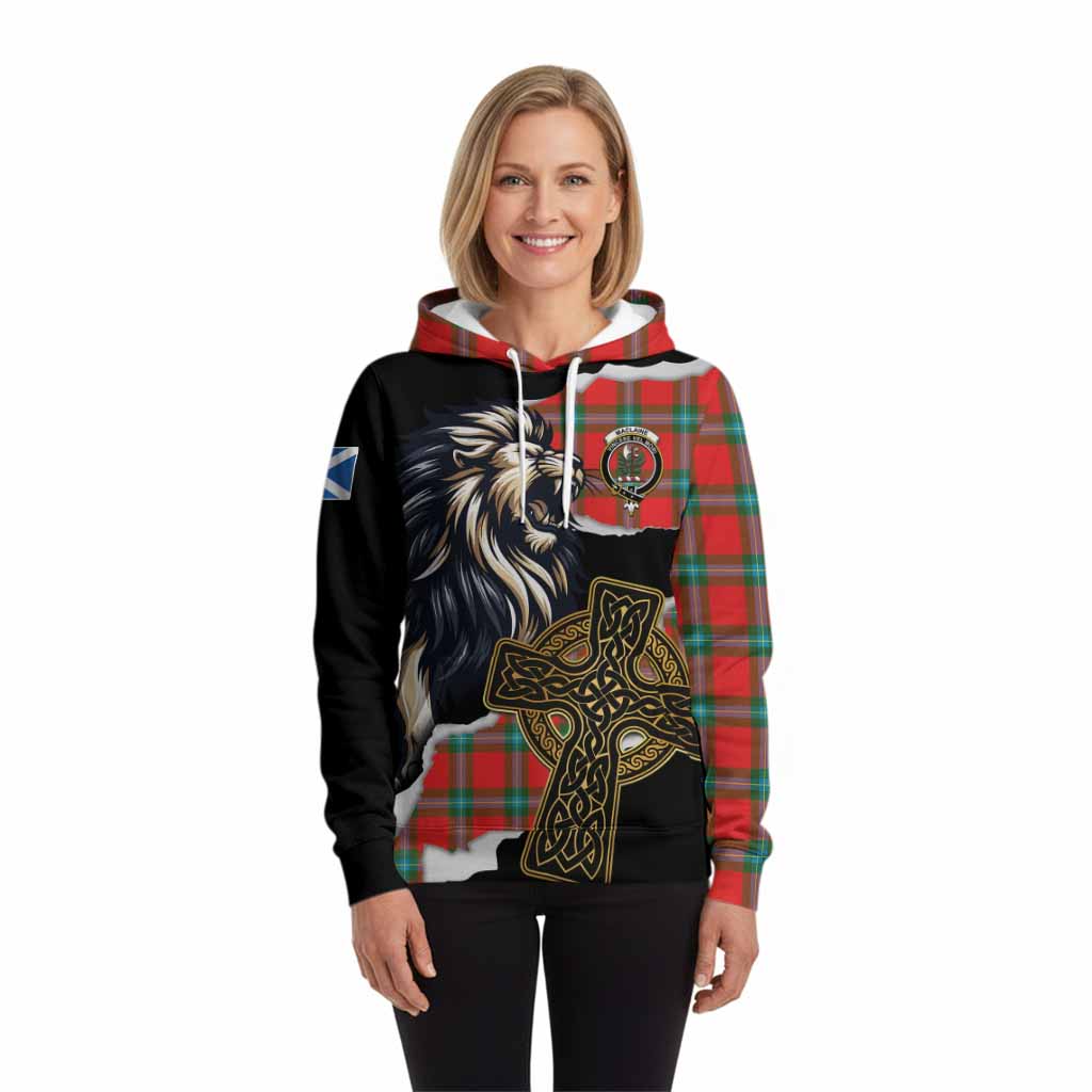 MacLaine (McLaine) Tartan Scottish Hoodie Lion Celtic Heritage