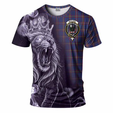 MacLaine (McLaine) Tartan T-Shirt Roaring Lion Heritage