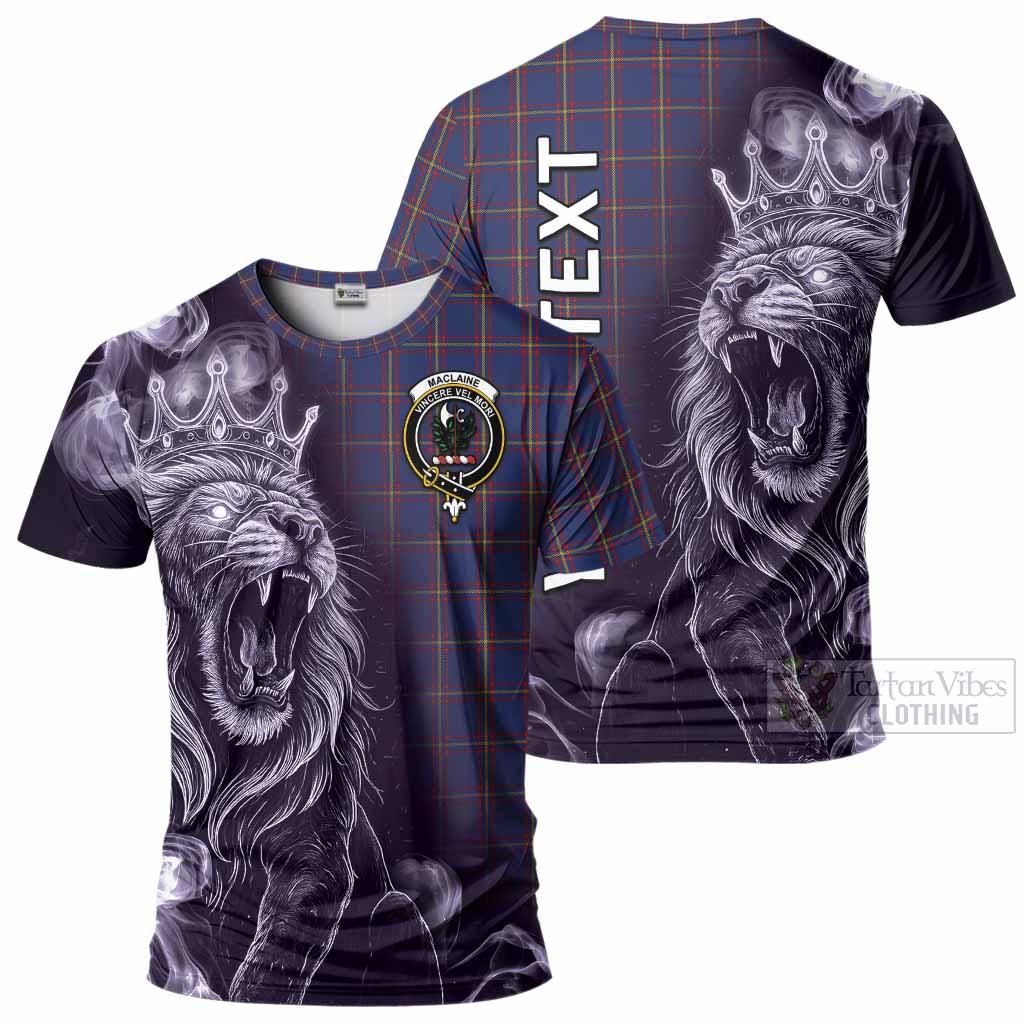 MacLaine (McLaine) Tartan T-Shirt Roaring Lion Heritage