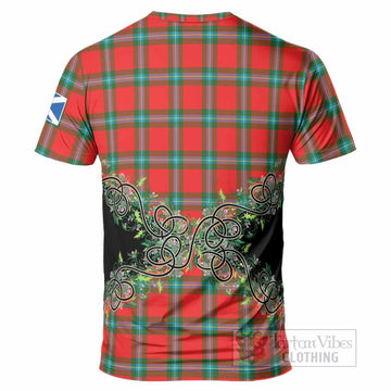 MacLaine (McLaine) Tartan T-Shirt Thistle Scottish Spirit