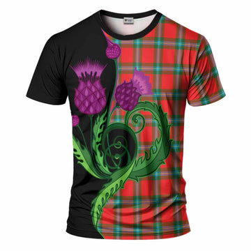 MacLaine (McLaine) Tartan T-Shirt Traditional Scottish Thistle