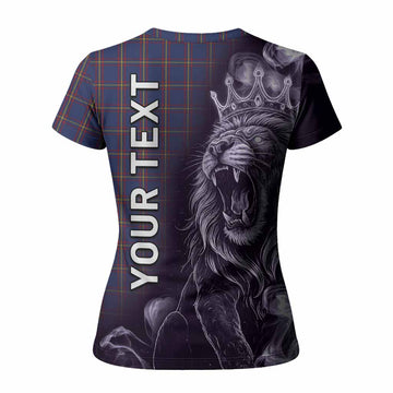 MacLaine (McLaine) Tartan Women T shirt Roaring Lion Heritage
