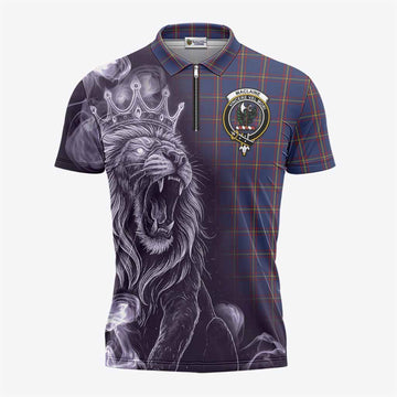 MacLaine (McLaine) Tartan Zipper Polo Shirt Roaring Lion Heritage
