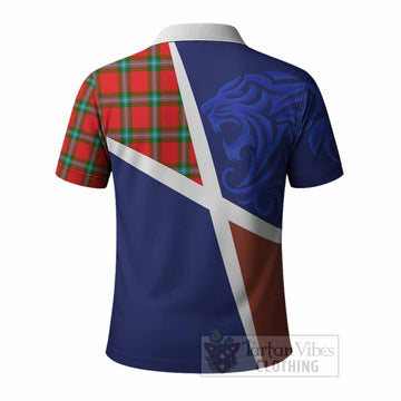 MacLaine (McLaine) The Scottish Football Crest Polo Shirt Lion-Tartan Army