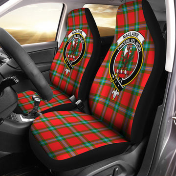 MacLaine of Loch Buie Tartan Car Seat Cover with Family Crest One Size - Tartanvibesclothing