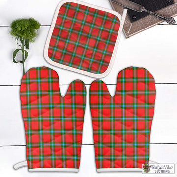 MacLaine (McLaine) Tartan Combo Oven Mitt & Pot-Holder Combo 1 Oven Mitt & 1 Pot-Holder White - Tartan Vibes Clothing