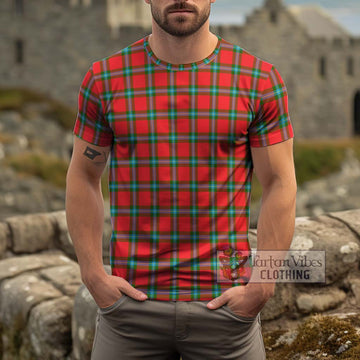 MacLaine (McLaine) Tartan Cotton T-Shirt Men's Shirt - Tartanvibesclothing Shop