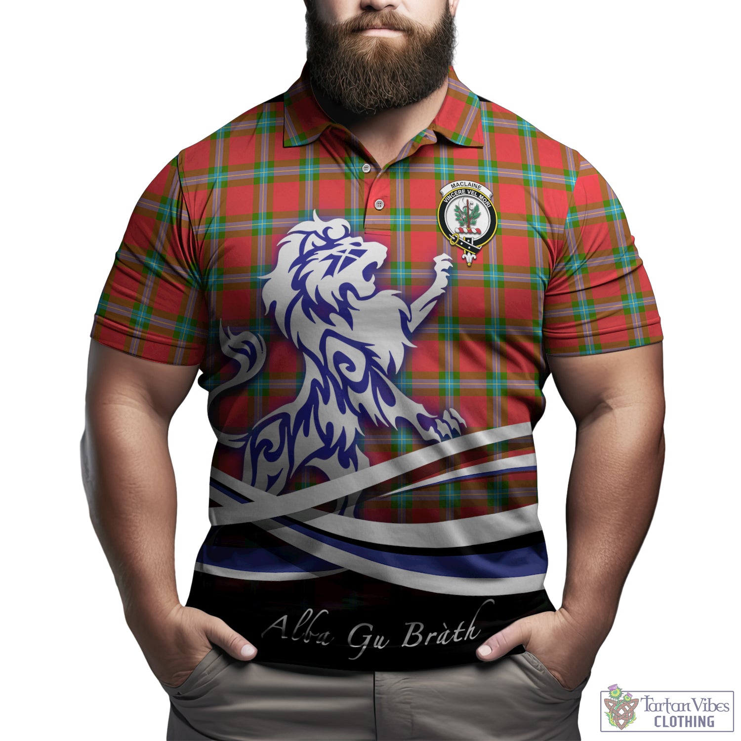 maclaine-of-loch-buie-tartan-polo-shirt-with-alba-gu-brath-regal-lion-emblem